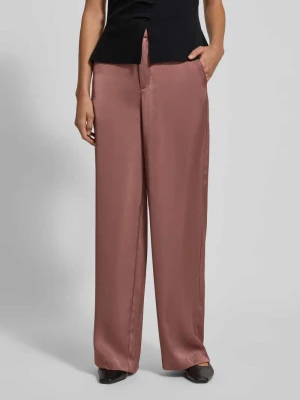 Spodnie materiałowe z wpuszczanymi kieszeniami w stylu francuskim model ‘Emmett’ NEO NOIR