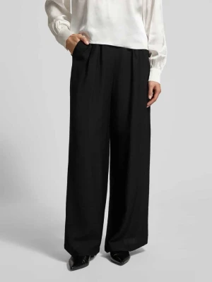 Spodnie materiałowe z wpuszczanymi kieszeniami w stylu francuskim model ‘FINJA’ GUIDO MARIA KRETSCHMER WOMAN