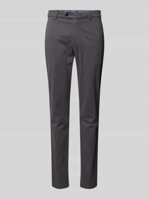 Spodnie materiałowe z wpuszczanymi kieszeniami w stylu francuskim model ‘LUPUS’ Mmx