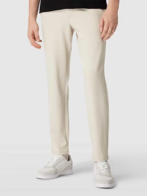 Spodnie materiałowe z wpuszczanymi kieszeniami w stylu francuskim model ‘MARK’ Only & Sons