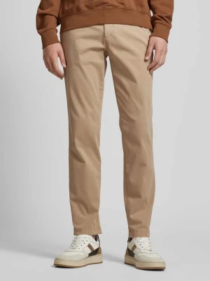 Spodnie materiałowe z wpuszczanymi kieszeniami w stylu francuskim model ‘Tybalt’ g1920