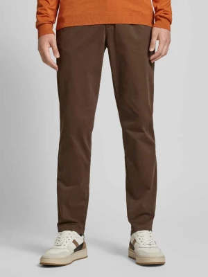 Spodnie materiałowe z wpuszczanymi kieszeniami w stylu francuskim model ‘Tybalt’ g1920