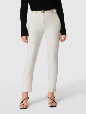 Spodnie materiałowe z wysokim stanem i fakturowanym wzorem model ‘AURORA PANT’ Marciano Guess