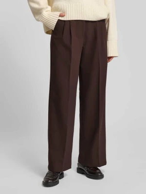 Spodnie materiałowe z zakładkami Smith and Soul