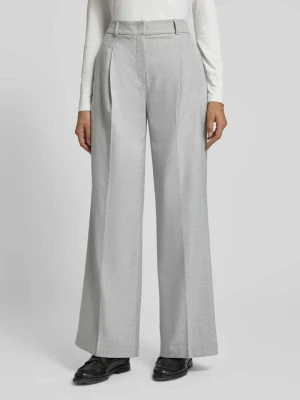 Spodnie materiałowe z zakładkami w pasie model ‘Catsby’ someday