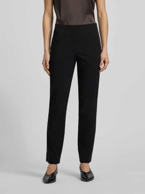 Spodnie materiałowe z zakładkami w pasie model ‘INA’ STEHMANN