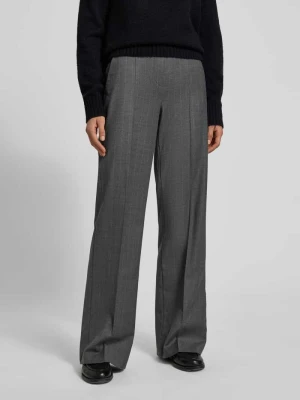 Spodnie materiałowe z zakładkami Windsor