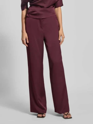 Spodnie materiałowe z zapięciem na guzik i zamek błyskawiczny Swing