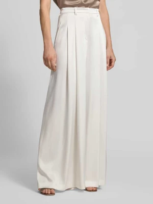 Spodnie materiałowe z zaszewkami i wpuszczanymi kieszeniami Marc Cain