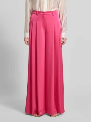 Spodnie materiałowe z zaszewkami i wpuszczanymi kieszeniami Marc Cain