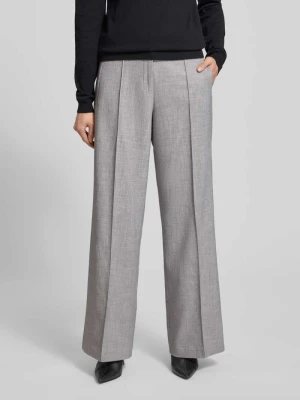 Spodnie materiałowe ze szwami podłużnymi model ‘Maiga cozy’ Opus