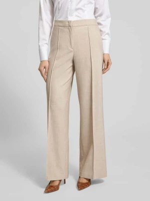 Spodnie materiałowe ze szwami podłużnymi model ‘Maiga cozy’ Opus