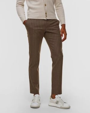 Spodnie męskie Alberto LOU-J-GU - Flannel Stripe