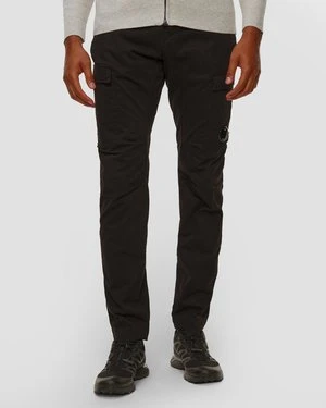 Spodnie Męskie C.p. Company Stretch Sateen Ergonomic Cargo Pants Czarne CP Company