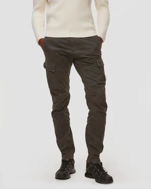 Spodnie Męskie C.p. Company Stretch Sateen Ergonomic Cargo Pants Szare CP Company
