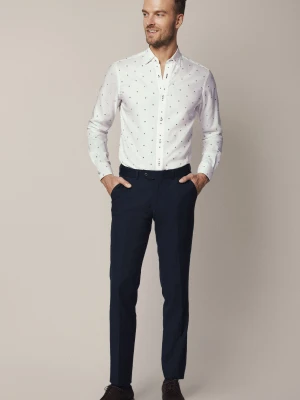 Spodnie Męskie Granatowe Performance Mix Lancerto