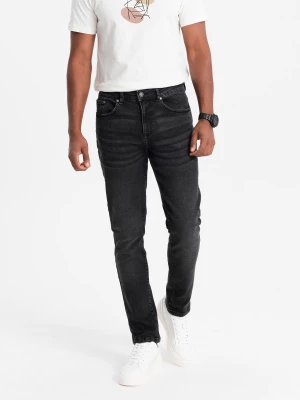 Spodnie męskie jeansowe SLIM FIT - czarne V1 OM-PADP-0110
 -                                    S