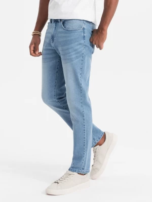 Spodnie męskie jeansowe SLIM FIT - jasnoniebieskie V2 OM-PADP-0110
 -                                    L
