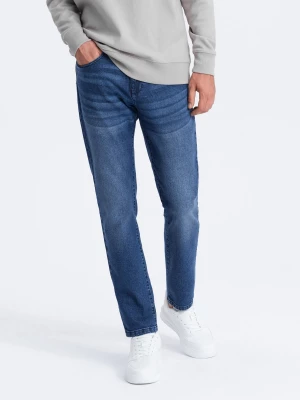 Spodnie męskie jeansowe SLIM FIT - niebieskie V3 OM-PADP-0110
 -                                    L