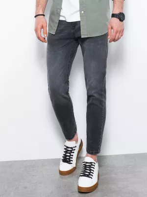Spodnie męskie jeansowe SLIM FIT - czarne V3 P1077
 -                                    L