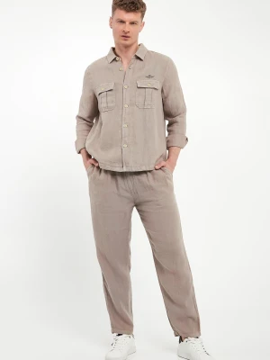 Spodnie męskie lniane AERONAUTICA MILITARE