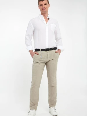 Spodnie męskie lniane PAUL&SHARK