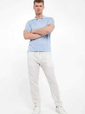 Spodnie męskie lniane PAUL&SHARK