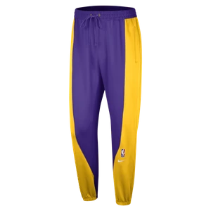 Spodnie męskie Los Angeles Lakers Showtime Nike Dri-FIT NBA - Żółty
