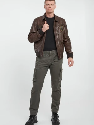 Spodnie męskie marki AERONAUTICA MILLITARE Aeronautica Militare