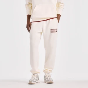 Spodnie męskie New Balance MB62S1NTAGA – beżowe