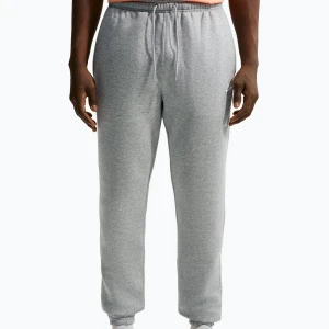 Spodnie męskie Nike Club Cuffed Brushed dark grey heather / light smoke grey / white