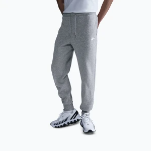 Spodnie męskie Nike Club Jogger dark grey heather/light smoke grey/white