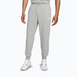 Spodnie męskie Nike Club Knit Jogger dark grey heather/white