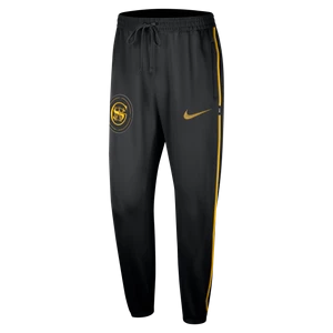 Spodnie męskie Nike Dri-FIT NBA Golden State Warriors Showtime City Edition - Czerń