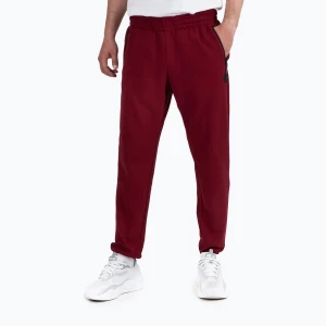 Spodnie męskie Pitbull Track Pants Athletic burgundy