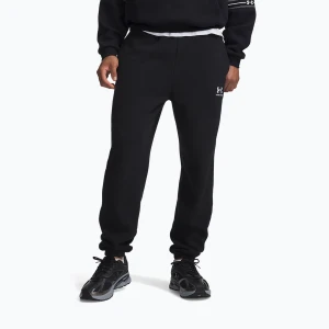 Spodnie męskie Under Armour Icon Fleece Taped Jogger ultimate black / white