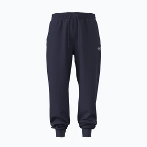 Spodnie męskie Under Armour Rival Fleece Jogger midnight navy / white Granatowy