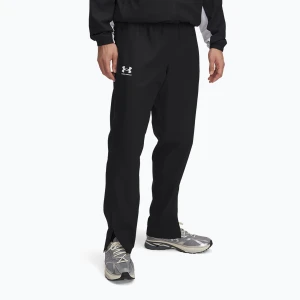 Spodnie męskie Under Armour Rival Woven Windbreaker Pant black/black/white