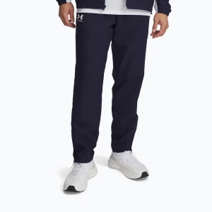 Spodnie męskie Under Armour Rival Woven Windbreaker Pant midnight navy / midnight navy / white Granatowy