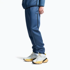 Spodnie męskie Under Armour Unstoppable Fleece Jogger Downpour Gray / Black Niebieski