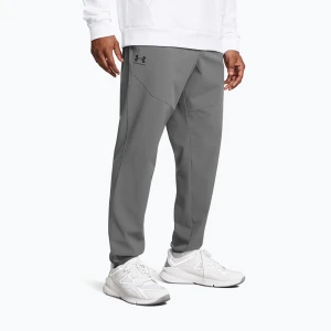 Spodnie męskie Under Armour Vibe Woven Jogger castlerock / black Szary