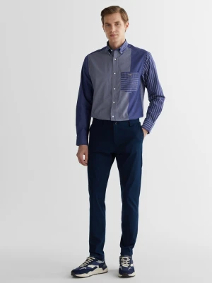 Spodnie Męskie W Kolorze Granatowym GANT