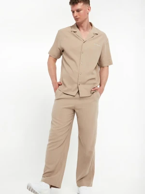 Spodnie męskie z lnem EMPORIO ARMANI SWIMWEAR