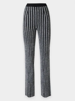 Spodnie Missoni srebrny