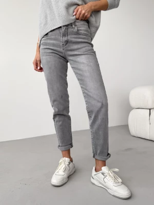 Spodnie Mom Fit Light Grey ClothStore