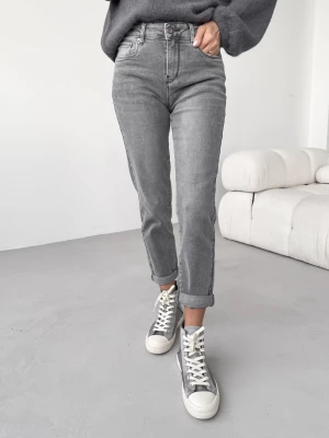 Spodnie Mom Fit Slim Grey ClothStore