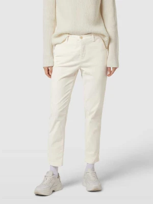 Spodnie na guzik i zamek błyskawiczny MAC