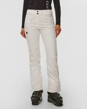Spodnie Narciarskie Damskie Descente Insulated Pants Białe