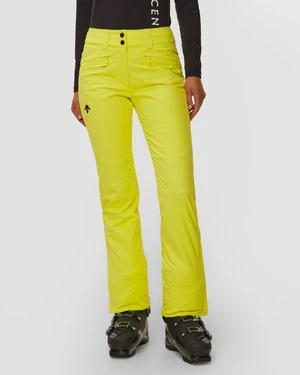 Spodnie Narciarskie Damskie Descente Insulated Pants żółte