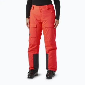 Spodnie narciarskie damskie Helly Hansen Switch Cargo 2.0 neon coral